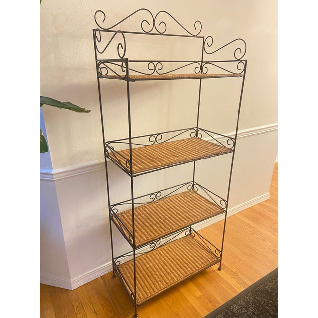 1980s Vintage Shelving Unit For Sale - Image 10 of 11