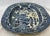 Antique Pearlware Blue Willow Platter Made in England - Circa 19th Century For Sale - Image 10 of 13
