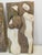 Beautiful decorative panels on Gustav Klimt's studio. Beautiful decorative effect with gold-colored paints and colored...