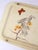 Mid-Century Folding Tv Tray Table With Butterfly Motif For Sale - Image 9 of 18