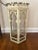 This stunning lantern is Septagonal in shape with arched glass windows and a parapet top. It has a 3 armed pendant for...
