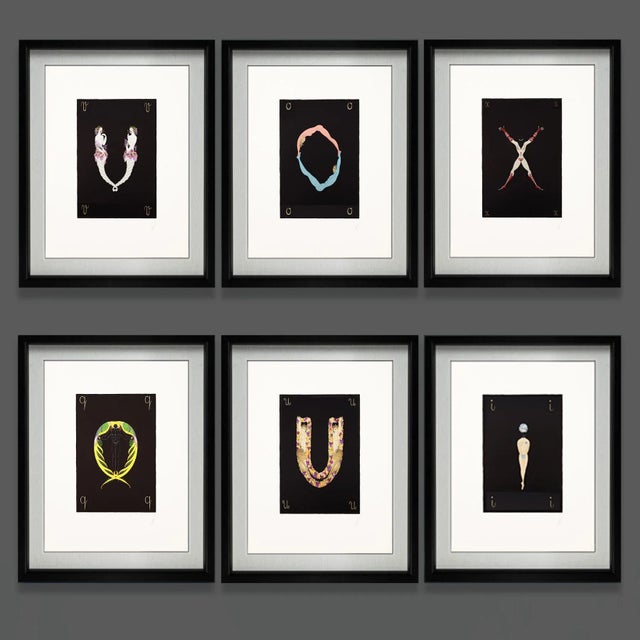 Erté, Artist's Proof: Letter X, Limited Edition Serigraph, 1976 For Sale - Image 9 of 11