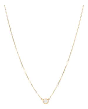 Diamonds by the Yard Single Diamond Pendant in Yellow Gold by Elsa Peretti T&Co