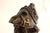 Brown Antique Heavy Bronze Bust Sculpture of Greek Warrior Ajax, Signed, 1908 For Sale - Image 8 of 9