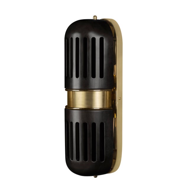 Wood Turing Wall Lamp by Wood Tailors Club For Sale - Image 7 of 8