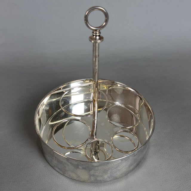 800 Silver and Crystal Oil and Condiment Cruet Set from Calegaro, 1970s For Sale - Image 16 of 18