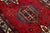 Red Vintage Heriz Red Handmade Wool Rug With Tribal Motif For Sale - Image 8 of 8