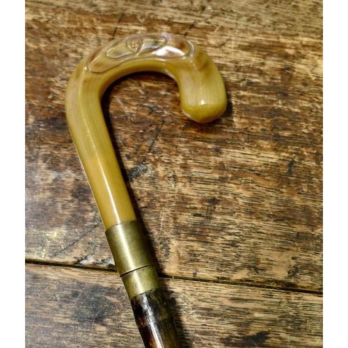 Handled Bamboo Cane Sword Stick, 1930 For Sale - Image 4 of 9