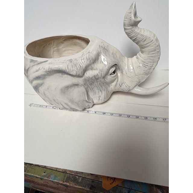 1960s 1960s Mid Century Modern Elephant Planter Pot For Sale - Image 5 of 11