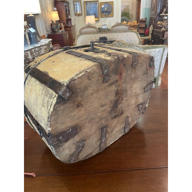 Petit 18th Century Painted Swedish Chest For Sale - Image 9 of 10