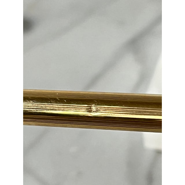 Stone Vintage Cross 1/20 10k Gold Filled Ballpoint Pen Pencil Desk Set W/ Marble Base For Sale - Image 7 of 10