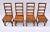 French Country Set of Four Country French Folk Style Os De Mouton Dining Chairs, Oak, 1980s For Sale - Image 3 of 12