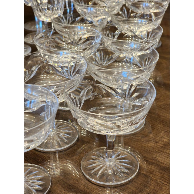 Ashling Cut by Waterford Crystal Stemware Collection Service for 12 - 48 Pieces For Sale - Image 11 of 12