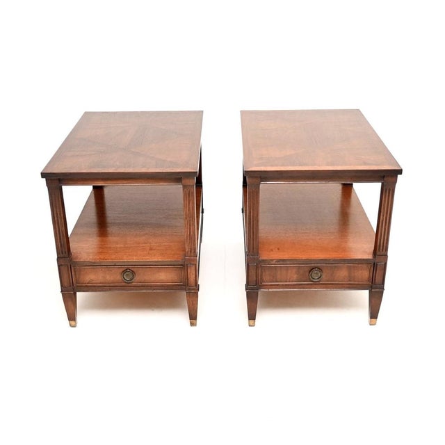 A very smart, useful and extremely well made pair of antique Georgian style side tables. We would date them from around...
