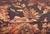 Mid-Century Modern Old Hickory Tannery Silk Brocade Settee For Sale - Image 3 of 4