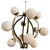 This exquisite mid-century modern chandelier by Stilnovo captures the essence of sophisticated Italian lighting design...