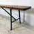 Antique Bench in Wood and Wrought Iron, 1950s For Sale - Image 3 of 12