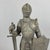 Vintage Medieval Knight Statue in Armor with Sword and Shield on Wooden Base from Artigianale, 1950s For Sale - Image 6 of 11