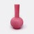 Victorian Late 19th Century Victorian Velvet Ribbed Pink Satin Art Glass Vase For Sale - Image 3 of 7