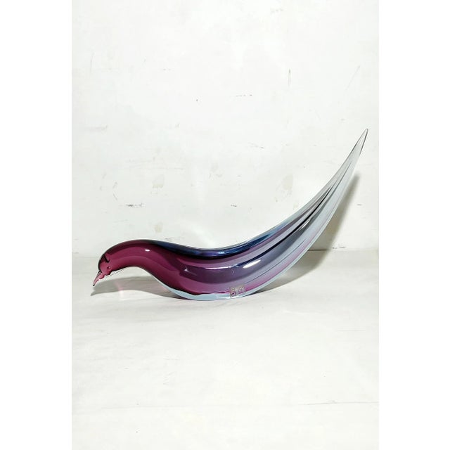 Murano Crystal Bird by Livius Seguso, Italy, 1970s For Sale - Image 10 of 10