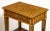 Mid 20th Century Exceptional Pair of French Ormolu-Mounted Parquetry and Marquetry Side Tables For Sale - Image 5 of 17
