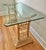 Ficks Reed 1980s Palm Beach Chic Bamboo Glass Top Chinoiserie Pagoda Form Desk For Sale - Image 4 of 10