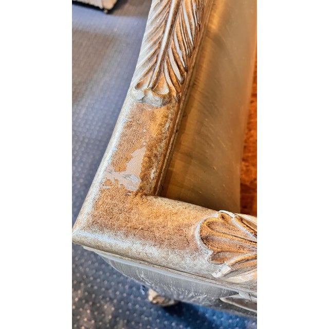 Paint Oro Chaise Sofa For Sale - Image 7 of 11