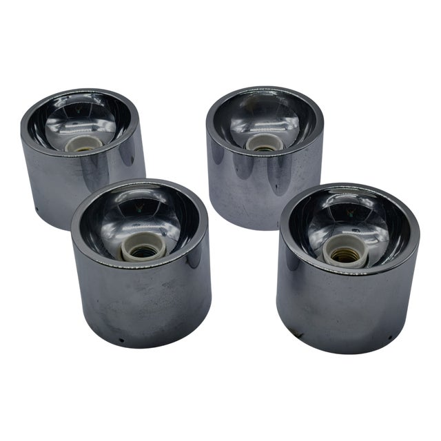 Polished Chrome Metal Spotlight from Luci Italia, 1970s For Sale