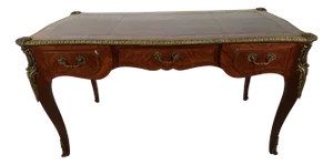 Louis XV Style Bronze Desk, 1950s