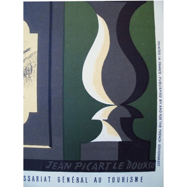 French 1959 Original French Travel Poster Land of Chateau For Sale - Image 3 of 4