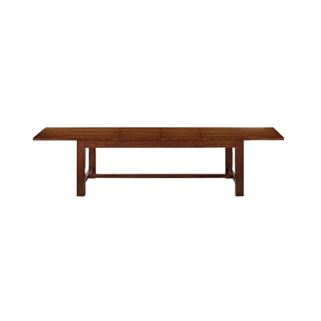 Parsons Dining Table Mahogany Finish Chairish