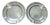 Rocaille Style Minerva Silver Dishes, Set of 2 For Sale