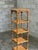 Bloomingdale's 1980s British Colonial Faux Bamboo and Cane Tall Shelf For Sale - Image 4 of 9