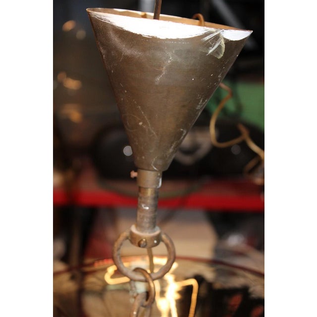 Gold Art Deco Lantern in Murano Glass from Venini Cappellin, 1930s For Sale - Image 8 of 18