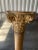 Vintage Karges Carved Wood Paint Decorated, Corinthian Pedestal /Column For Sale - Image 10 of 12