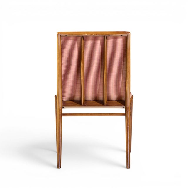 Brown Robsjohn-Gibbings for Widdicomb Mid Century Walnut Dining Chairs - Set of 6 For Sale - Image 8 of 17