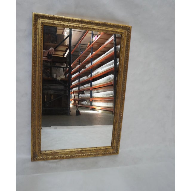 Neoclassical Large Gold Leaf Mirror by Melissa Levinson For Sale - Image 3 of 8