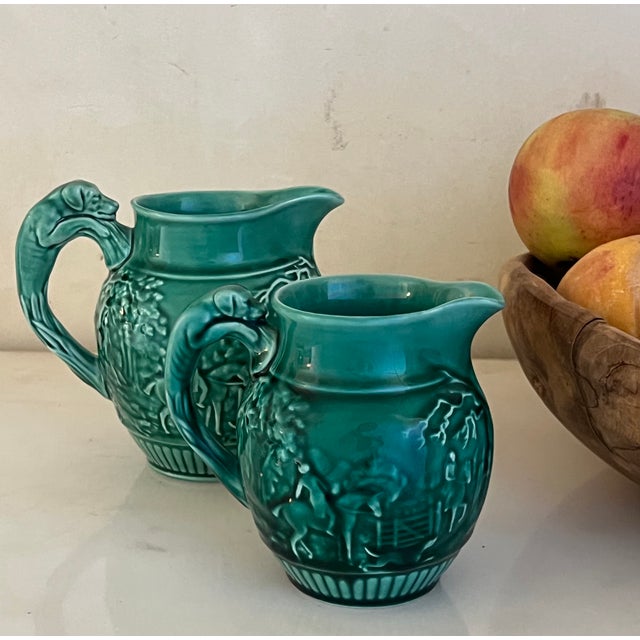 Victorian Wedgwood of Eturia & Barlaston Pitchers- Set of 2 For Sale - Image 3 of 11