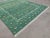 Mid-Century Modern Handmade Cotton Vegetable Dyed Green Shooting Star Rug - 10'x14' For Sale - Image 3 of 11