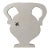Silhouette Urn Vase With Bee For Sale