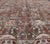 Antique Tabriz With All-Over Floral Sub-Geometric Design in Charcoal and Red 8'0 X 11'6 For Sale - Image 10 of 16