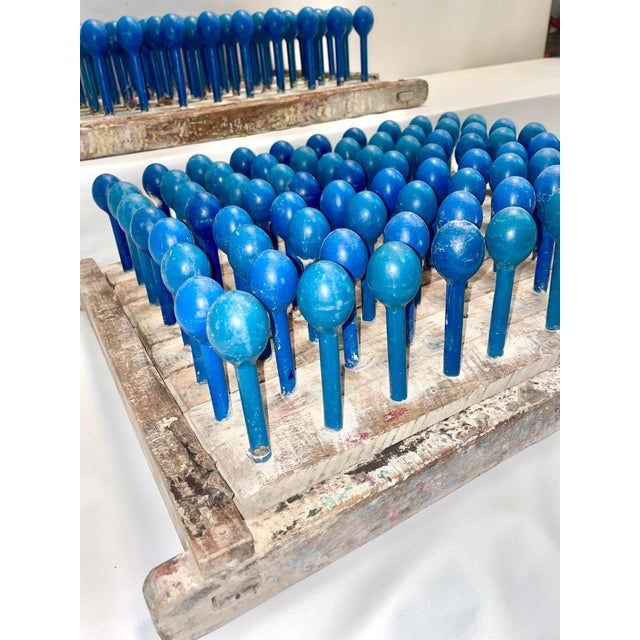 Balloon Mold Blue Bulbus Tops For Sale - Image 6 of 11