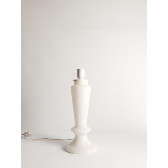1960s Mid-Century Modern Opaline Glass Table Lamp, Sweden, 1960s For Sale - Image 5 of 8