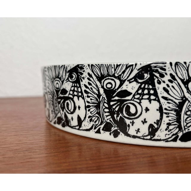 Mid-Century Modern Danish Flora Bowl by Bjørn Wiinblad for Nymölle, Denmark, 1960s, in Very Good conditions. Designed 1960...