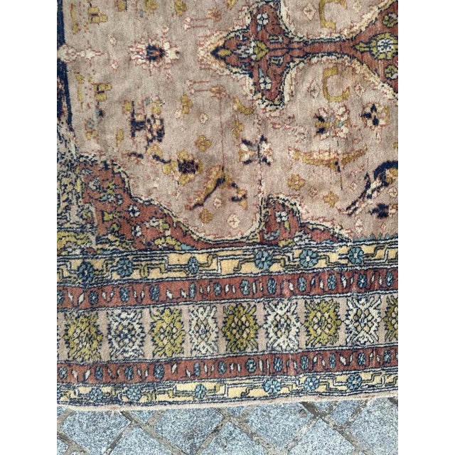 Blue Vintage Pakistani Rug, 1970s For Sale - Image 8 of 18
