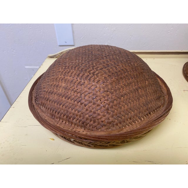 1930s Chinese Wedding Basket For Sale - Image 4 of 6