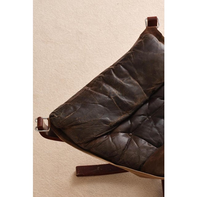 Falcon Easy Chairs by Sigurd Resell, Norway, 1970s, Set of 2 For Sale - Image 9 of 10