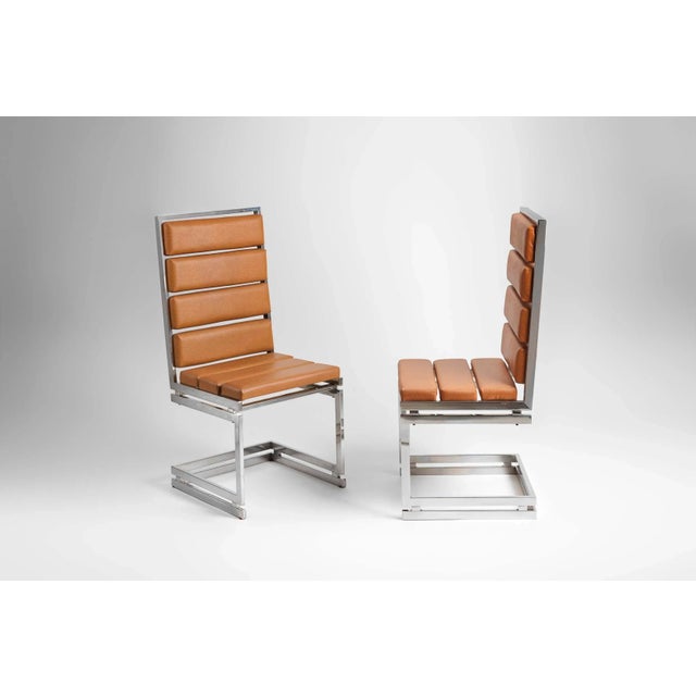 Metal Italian Dining Chairs, 1970s, Set of 6 For Sale - Image 7 of 7