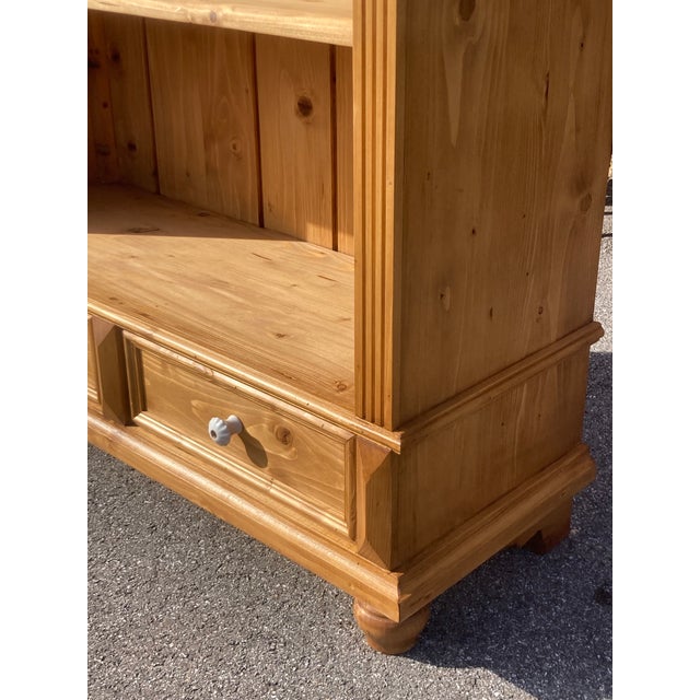 Pine Open Bookshelves From Vintage Armoire For Sale In Baltimore - Image 6 of 15
