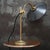 Mid-Century Modern French Black Enamel and Brass Desk Light For Sale - Image 3 of 7